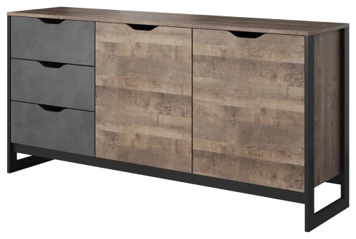 Komoda Arden z szufladami 160 cm dąb sand grange