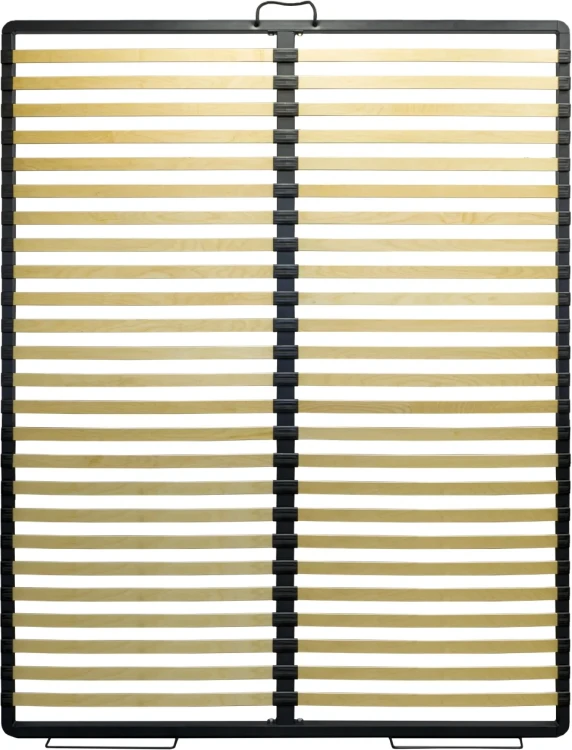 Łóżko z pojemnikiem Arco 160x200 cm dąb artisan + grafit - stelaż metalowy