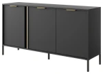 Komoda Lars trzydrzwiowa 153 cm antracyt