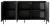 Komoda Lars trzydrzwiowa 153 cm antracyt