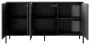 Komoda Lars trzydrzwiowa 153 cm antracyt