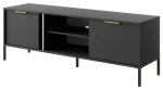 Szafka RTV Lars dwudrzwiowy 153 cm antracyt