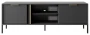 Stolik RTV Lars dwudrzwiowy 153 cm antracyt