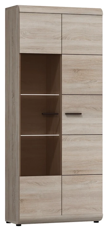 Witryna wysoka Link 80 cm dąb sonoma