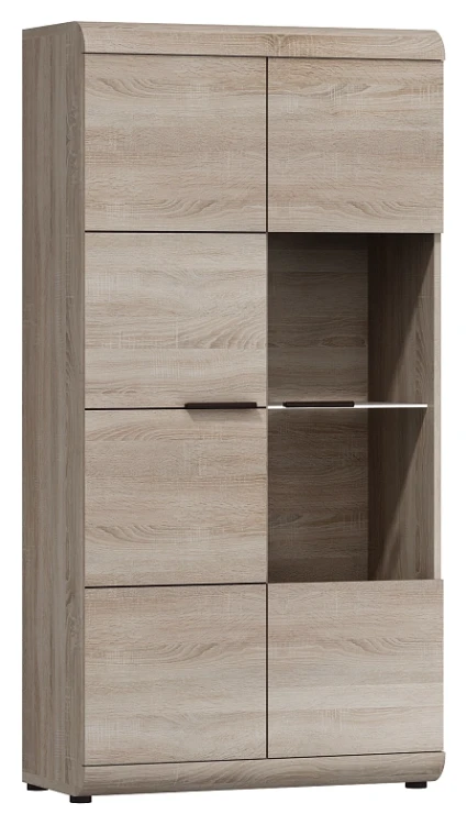 Witryna niska Link 80 cm dąb sonoma