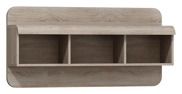 Półka wisząca Link z przegrodami 120 cm dąb sonoma