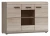 Komoda Link z witryną 120 cm dąb sonoma