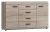 Komoda Link z szufladami szeroka 140 cm dąb sonoma