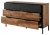 Komoda Milton z szufladami 137 cm kasztan + antracyt