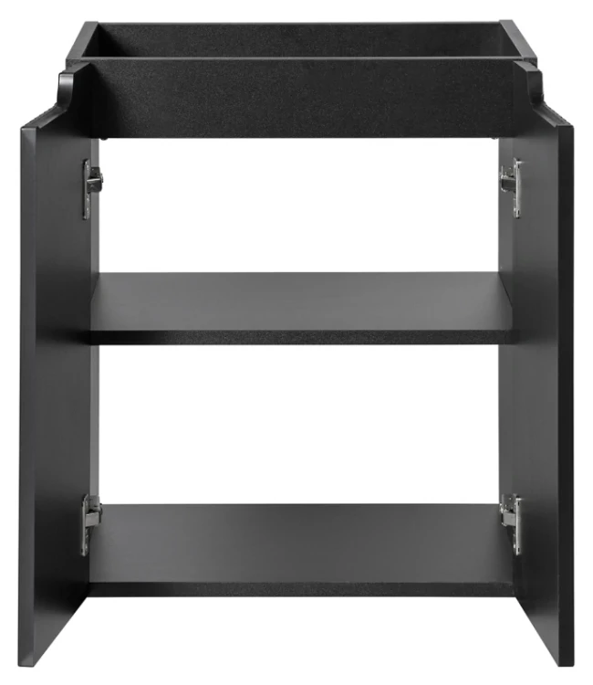 Zestaw mebli łazienkowych NOVA BLACK szafka 50 cm z blatem 50 cm