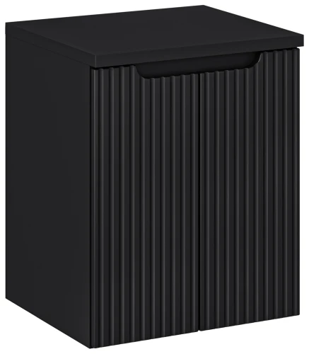 Zestaw mebli łazienkowych NOVA BLACK szafka 50 cm z blatem 50 cm