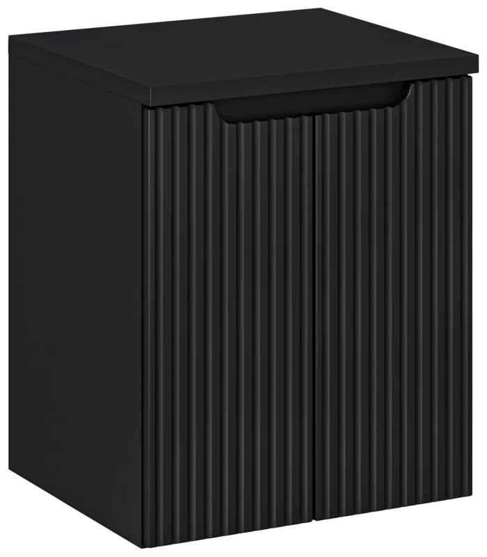 Zestaw mebli łazienkowych NOVA BLACK szafka 50 cm z blatem 50 cm