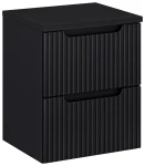 Zestaw mebli łazienkowych NOVA BLACK szafka 50 cm 2 szuflady z blatem 50 cm