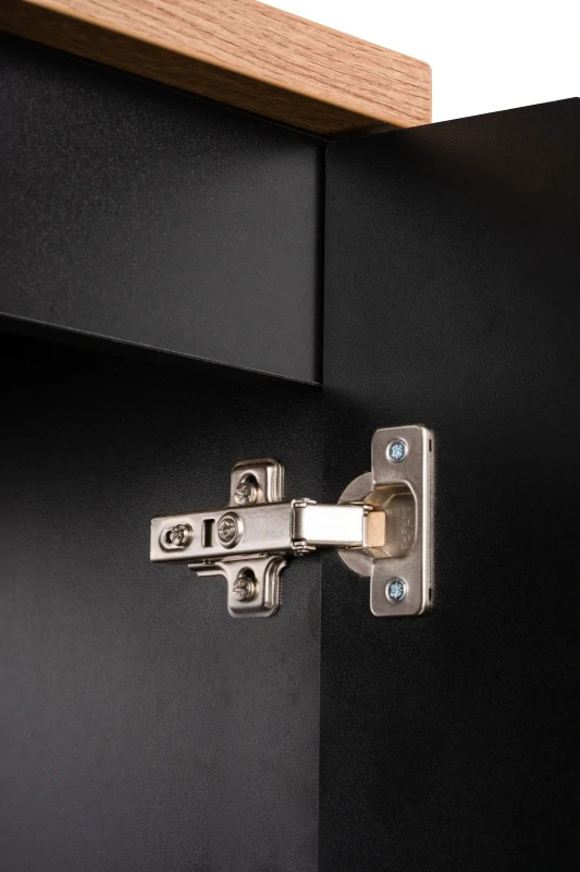 Zestaw mebli łazienkowych NOVA BLACK szafka 60 cm - detal