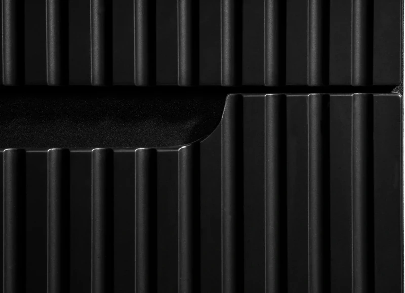 Zestaw mebli łazienkowych NOVA BLACK szafka 60 cm 2 szuflady - detal