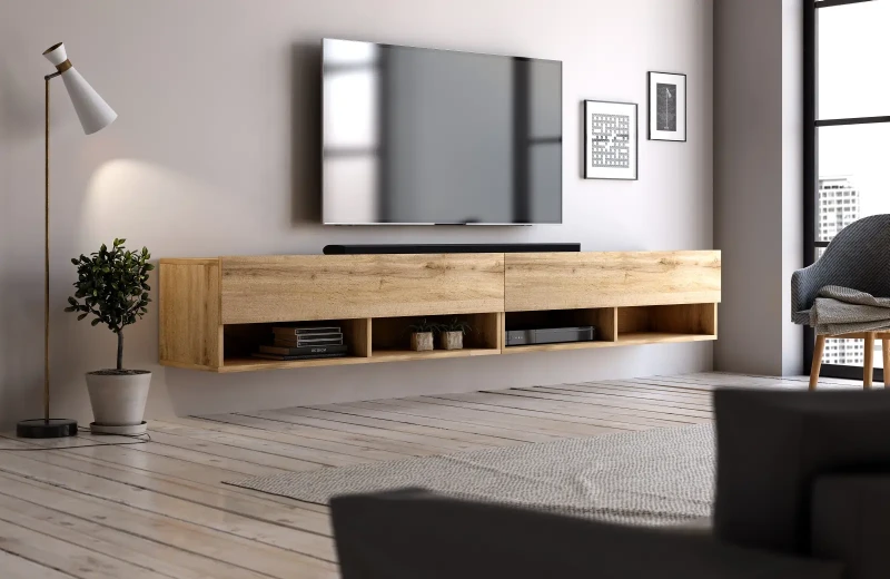 Szafka RTV Derby Double 200 dąb wotan