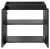 Szafka łazienkowa pod umywalkę 60 cm NOVA BLACK czarny