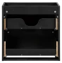 Szafka łazienkowa pod umywalkę 60 cm 2 szuflady NOVA BLACK czarny
