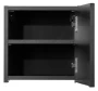 Szafka górna qubik 30 cm NOVA BLACK czarny