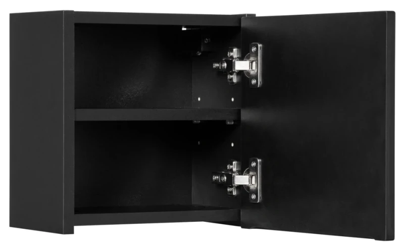 Szafka górna qubik 30 cm NOVA BLACK czarny