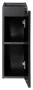 Szafka dolna pod blat 20 cm NOVA BLACK czarny