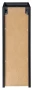 Szafka dolna pod blat 20 cm NOVA BLACK czarny