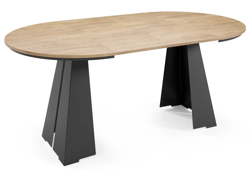 Stół rozkładany Flox 100-180 cm do jadalni salonu okrągły