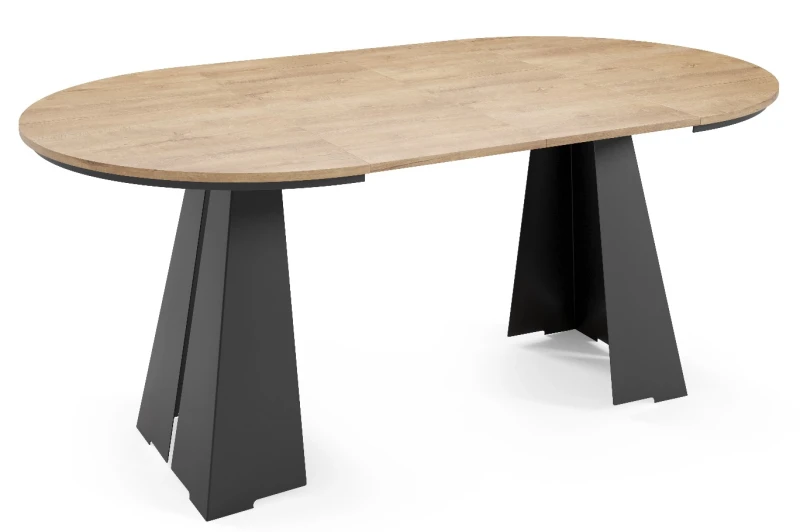 Stół rozkładany Flox 120-200 cm do jadalni salonu okrągły