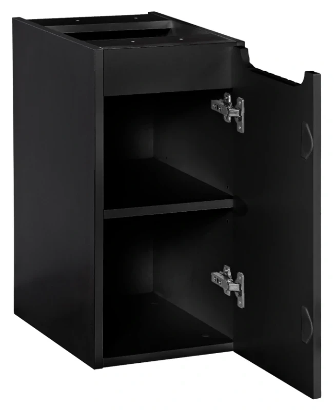 Szafka dolna pod blat 30 cm NOVA BLACK czarny