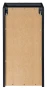 Szafka dolna pod blat 30 cm NOVA BLACK czarny