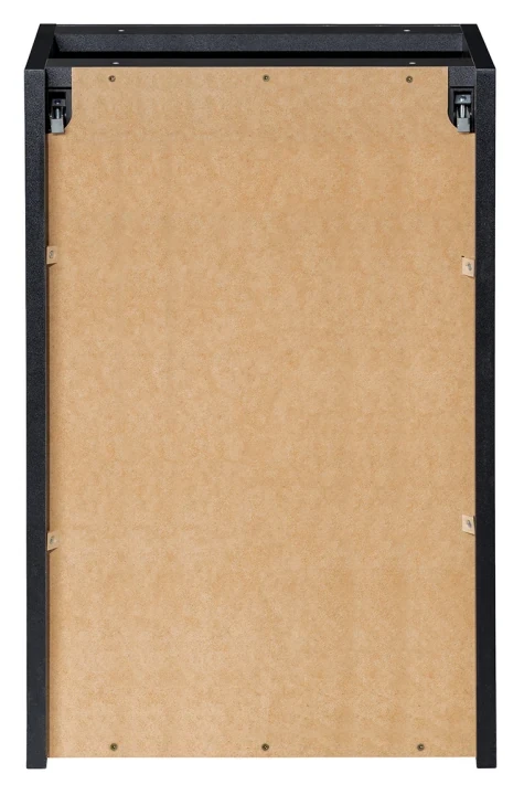 Szafka z koszem na pranie 40 cm NOVA BLACK czarny