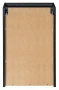 Szafka z koszem na pranie 40 cm NOVA BLACK czarny