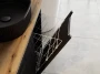 Szafka z koszem na pranie 40 cm NOVA BLACK czarny