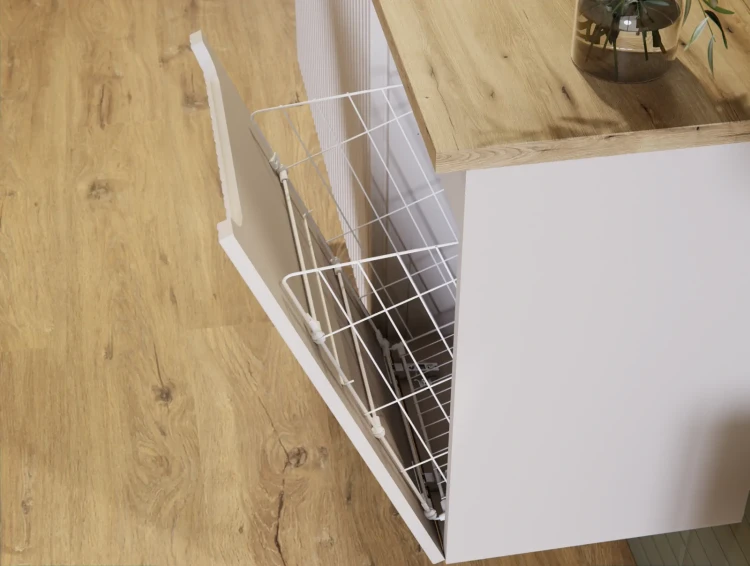Szafka pod blat z koszem na pranie 40 cm NOVA CASHMERE
