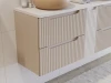 Szafka łazienkowa pod umywalkę 50 cm 2 szuflady NOVA CASHMERE - detal