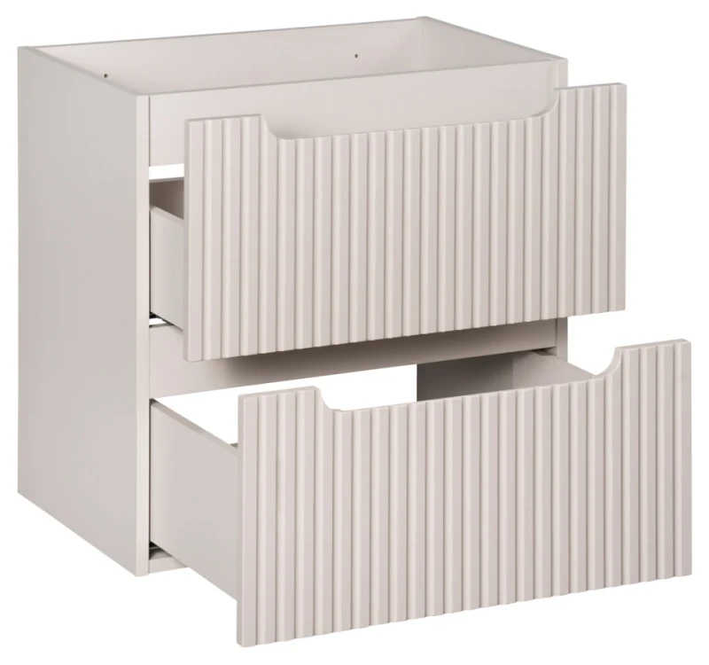 Szafka łazienkowa pod umywalkę 60 cm 2 szuflady NOVA CASHMERE