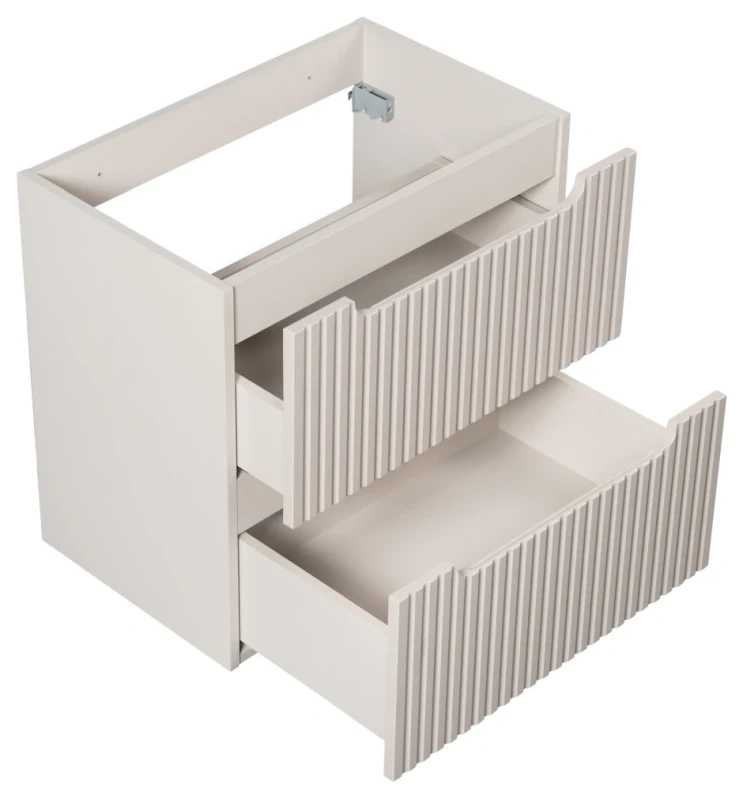 Szafka łazienkowa pod umywalkę 60 cm 2 szuflady NOVA CASHMERE