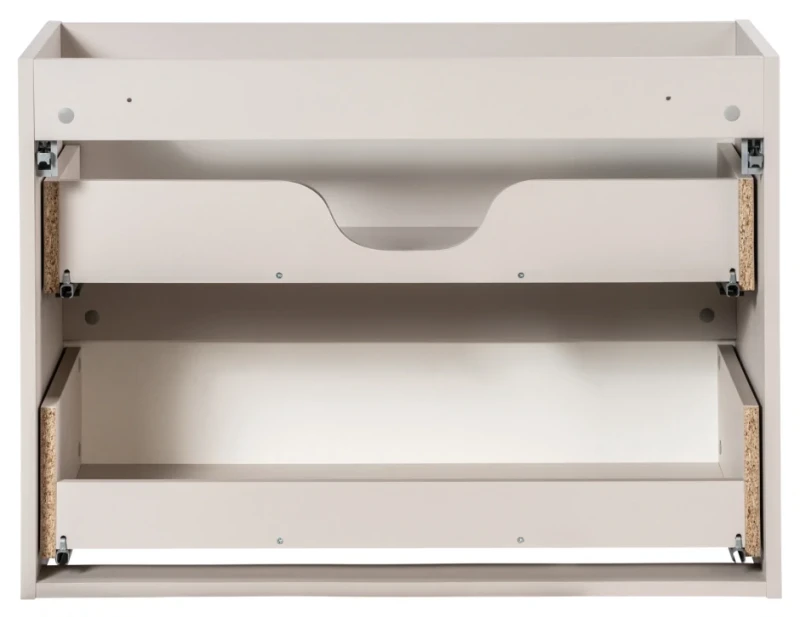 Szafka łazienkowa pod umywalkę 80 cm 2 szuflady NOVA CASHMERE