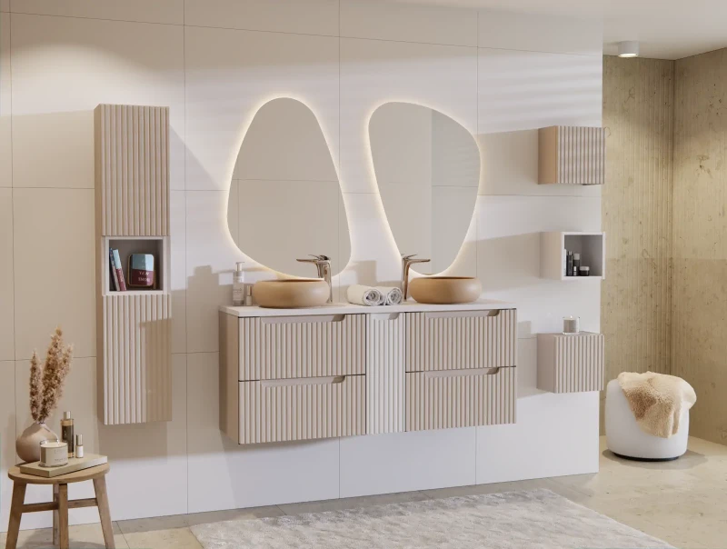 Szafka górna qubik 30 cm NOVA CASHMERE - aranżacja