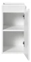 Szafka dolna pod blat 30 cm NOVA WHITE biały