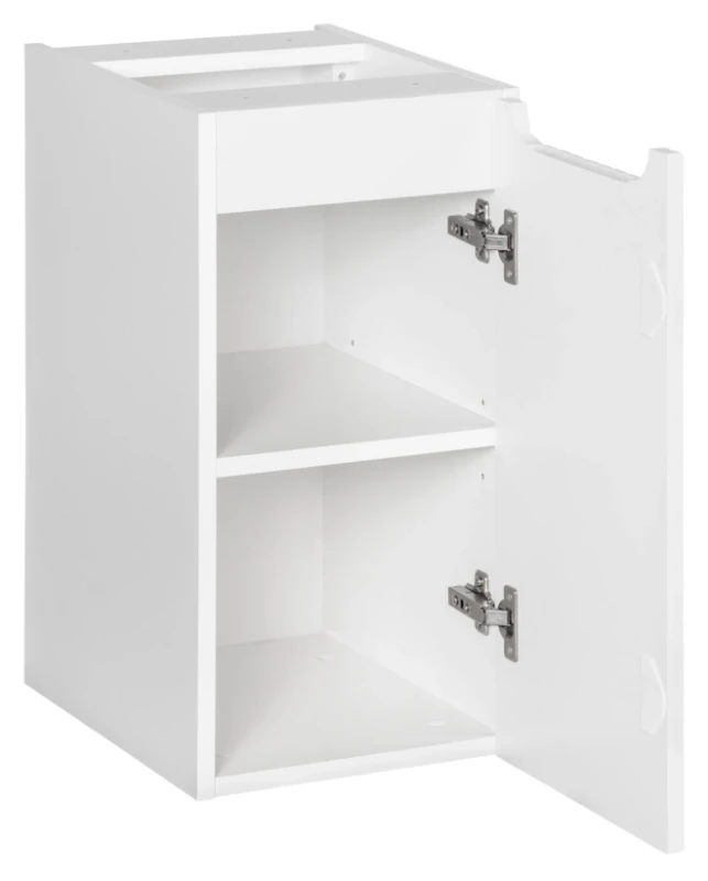 Szafka dolna pod blat 30 cm NOVA WHITE biały