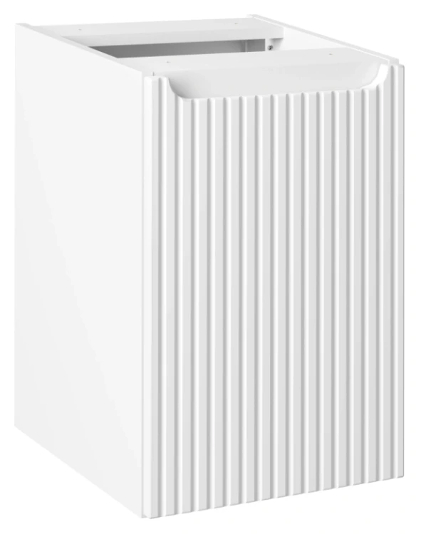 Szafka z koszem na pranie 40 cm NOVA WHITE biały