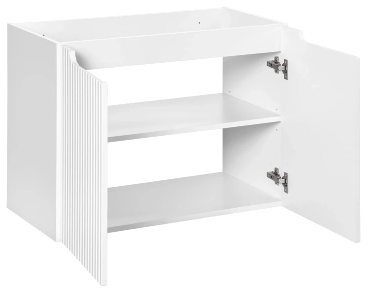 Szafka łazienkowa pod umywalkę 80 cm NOVA WHITE biały