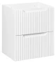 Szafka łazienkowa pod umywalkę 50 cm 2 szuflady NOVA WHITE biały