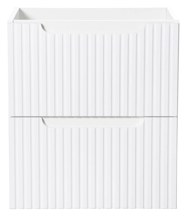 Szafka łazienkowa pod umywalkę 50 cm 2 szuflady NOVA WHITE biały