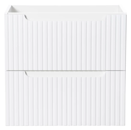 Szafka łazienkowa pod umywalkę 60 cm 2 szuflady NOVA WHITE biały