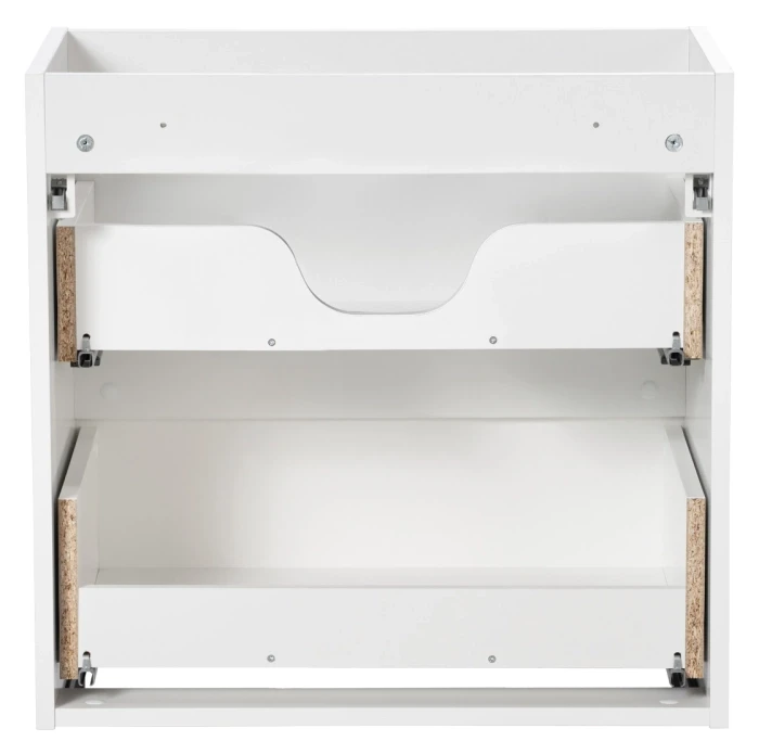 Szafka łazienkowa pod umywalkę 60 cm 2 szuflady NOVA WHITE biały