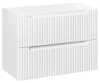 Szafka łazienkowa pod umywalkę 80 cm 2 szuflady NOVA WHITE biały