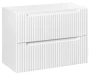 Szafka łazienkowa pod umywalkę 80 cm 2 szuflady NOVA WHITE biały