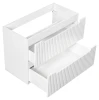 Szafka łazienkowa pod umywalkę 80 cm 2 szuflady NOVA WHITE biały